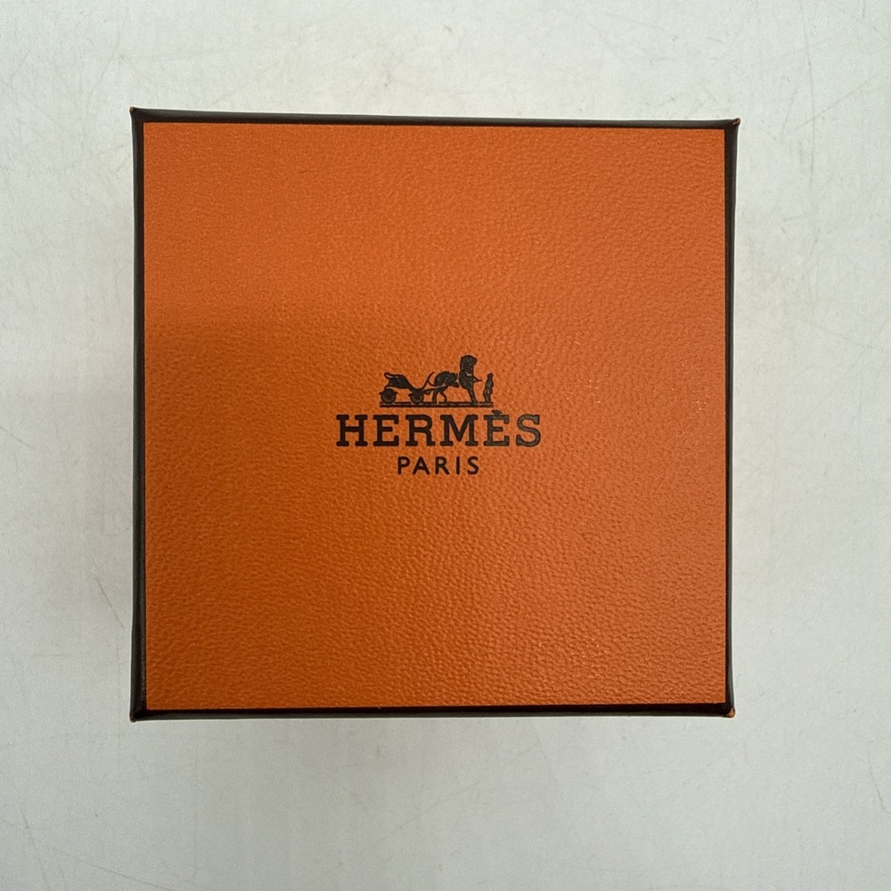 Hermes Box Only Empty ~2.5" x 2.5" x 1" Small Square Ring